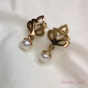 James Avery JA 14k Pearl Drop Earrings - EXTREMELY RARE - Great Gift!